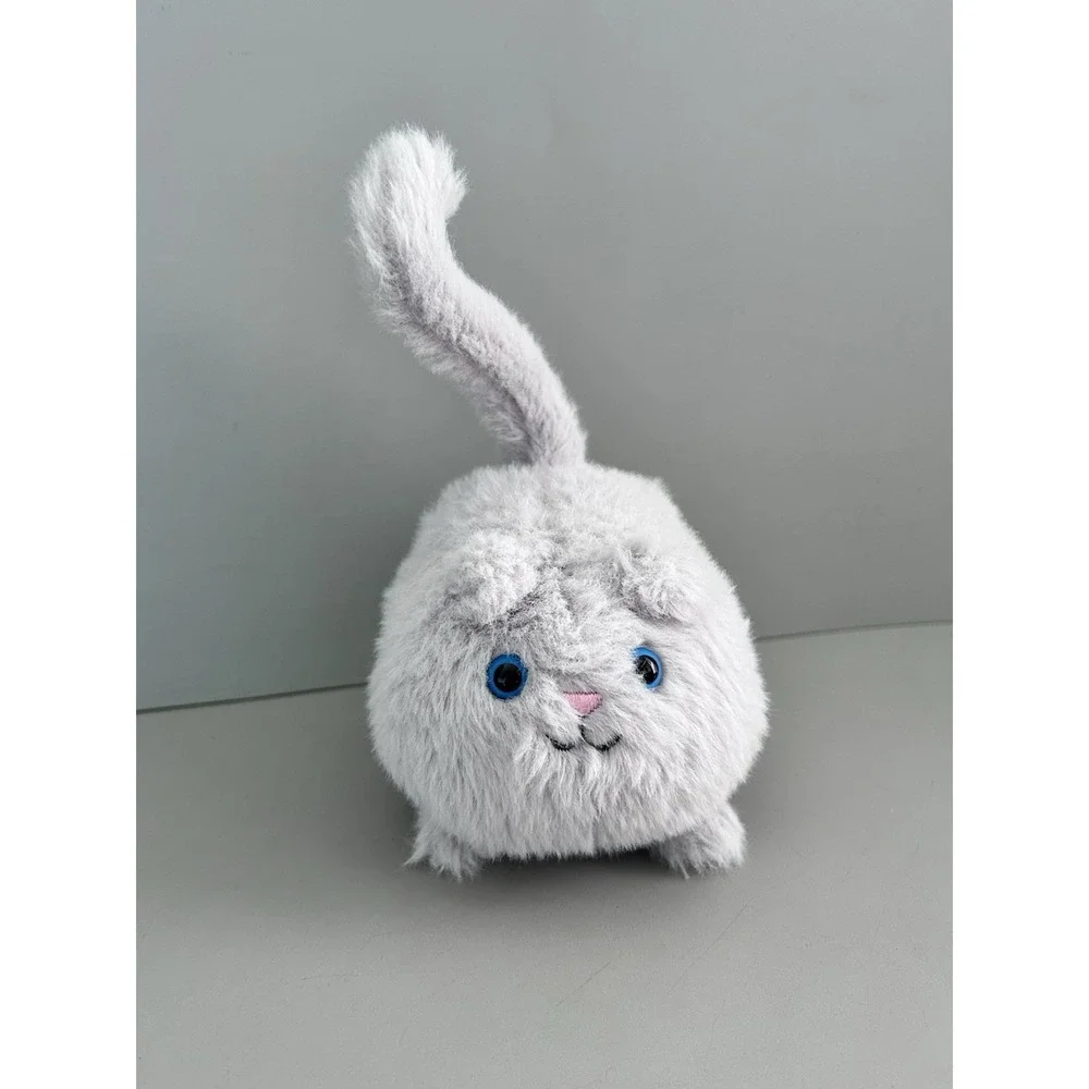 Jellycat Caboodle Grey Kitten Plush Stuffed Animal Cat Soft Round Plump Cute!